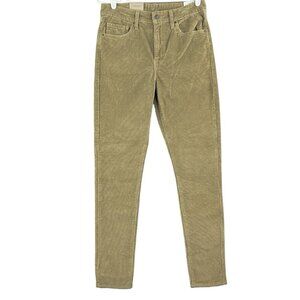 NWT Levi's 721 Women's Tan Stretch Corduroy Pants Size 29x30 High Rise Skinny
